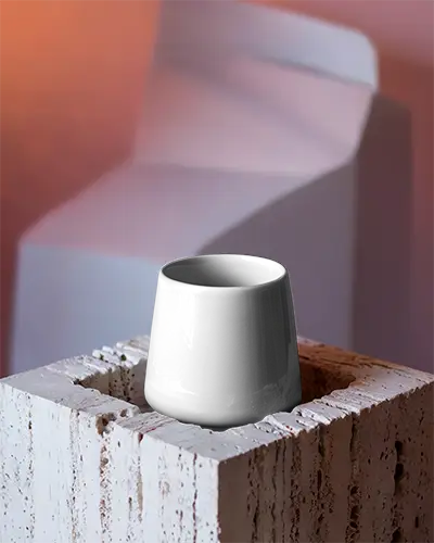 Modern Ceramic Mug Mockup With Minimalistic Design For Branding And Print