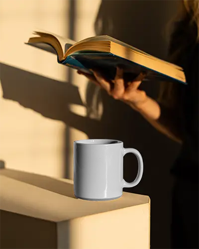 Simple Elegant Mug Mockup For Branding And Marketing Promotions Photoshoot