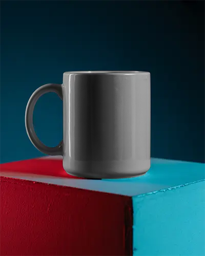 High Quality Empty Mug Mockup With Handle For Promotional Or Advertising Use