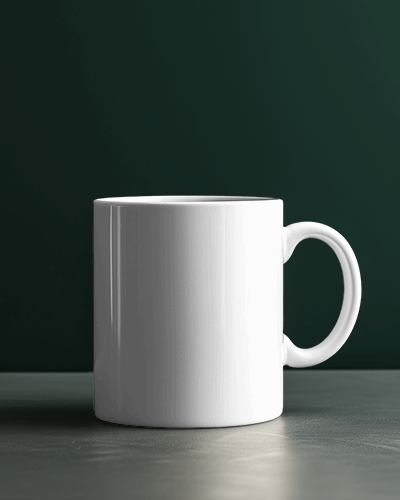 Cream Mug Latte Hustle Quote Professional Coffee Cup Mockup