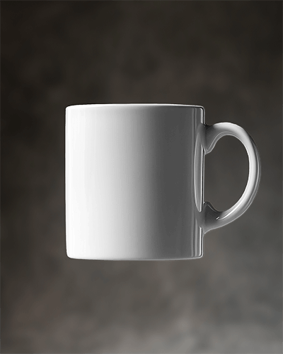 High Contrast Mug Mockup With Textured Background Perfect For Personalized Gift Promotions