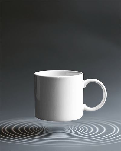Simple Elegant Mug Mockup With Soft Backlighting Showcasing Modern Design Aesthetic