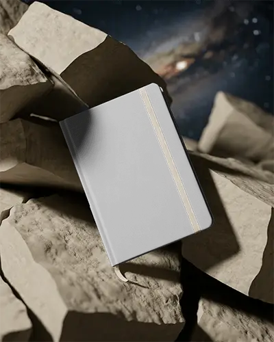 Durable Bound Notebook Mockup Perfect For Writing Sketching And Organizing Personal Notes