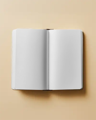 minimalist-notebook-mockup-open-spread-top-view-neutral-tones-with-text-placement-for-design-presentation