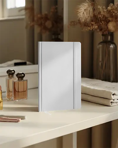 Durable Notebook Mockup For Customized Planning And Creative Writing Tasks