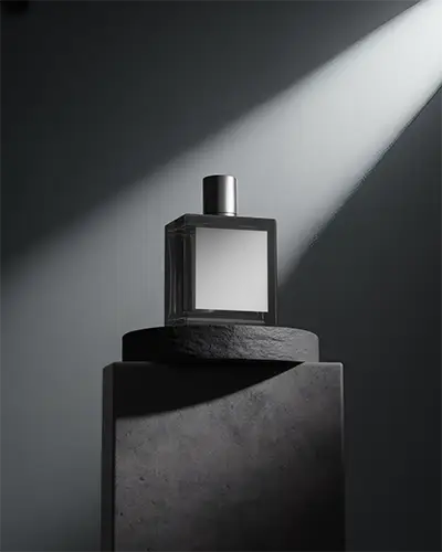 minimalist-perfume-bottle-mockup-on-solid-pedestal-with-spotlight-for-luxury-brand-presentation