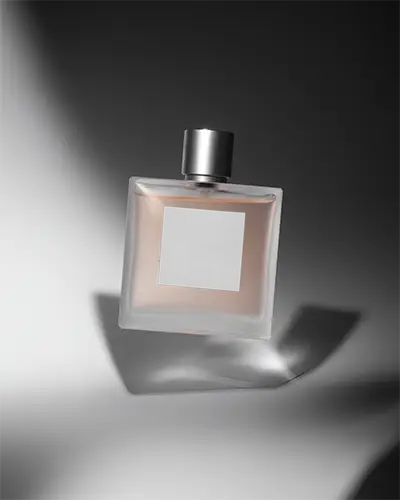 Sleek Modern Perfume Bottle Mockup For Luxury Fragrance Brand Promotion And Advertising