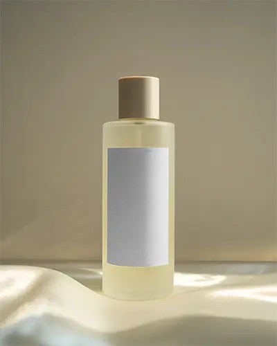 Elegant Minimalist Perfume Mockup For Cosmetic Brand Identity And Promotion