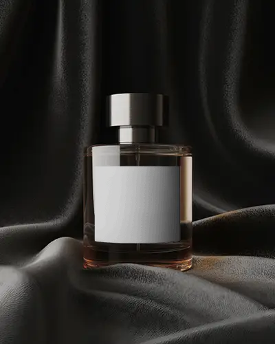 minimalist-luxury-perfume-bottle-with-elegant-label-on-textured-background-mockup-design