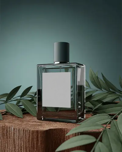 elegant-minimalist-perfume-bottle-mockup-on-wooden-platform-with-natural-leaf-elements