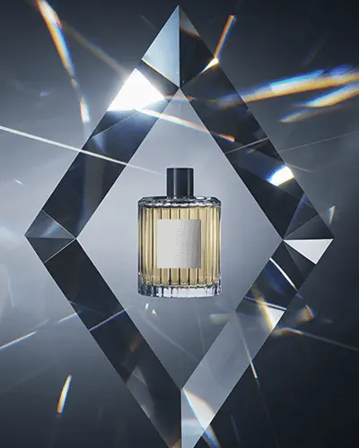 elegant-perfume-mockup-textured-glass-bottle-fragrance-display-in-crystal-light-background