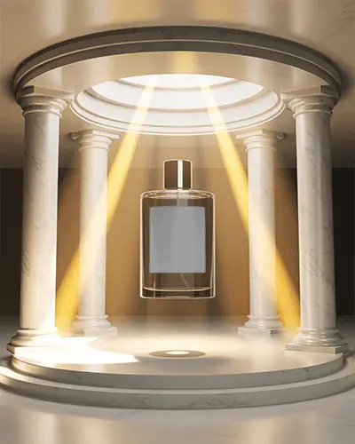 luxury-perfume-mockup-floating-in-roman-temple-with-golden-light-rays-and-marble-pillars