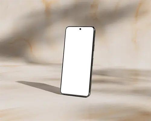 Modern Sleek Phone Mockup Ideal For App Showcase And Mobile Responsive Design Presentations