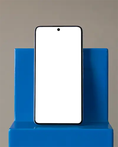 Modern Phone Mockup Display With Edge To Edge Screen Perfect For App Showcase