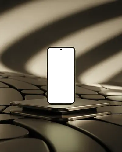 oneplus-phone-mockup-premium-smartphone-on-futuristic-podium-with-stylish-light-pattern