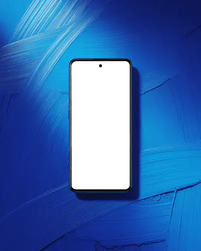 oneplus-phone-mockup-modern-smartphone-on-vivid-blue-artistic-background-with-texture