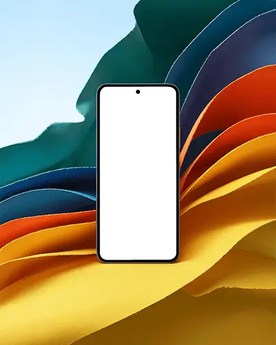 google-pixel-phone-mockup-premium-smartphone-on-vibrant-colored-paper-backdrop-with-sunlight