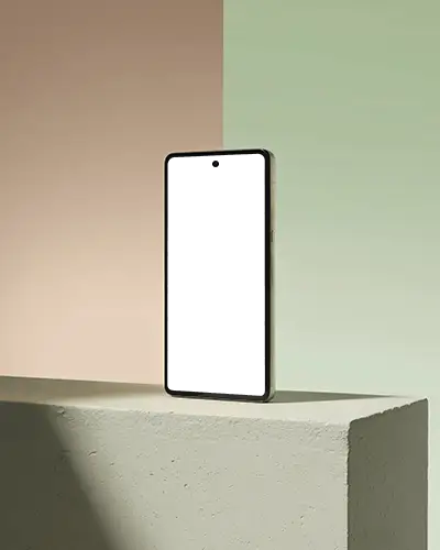 google-pixel-phone-mockup-premium-smartphone-on-minimal-stone-surface-with-soft-dual-tones