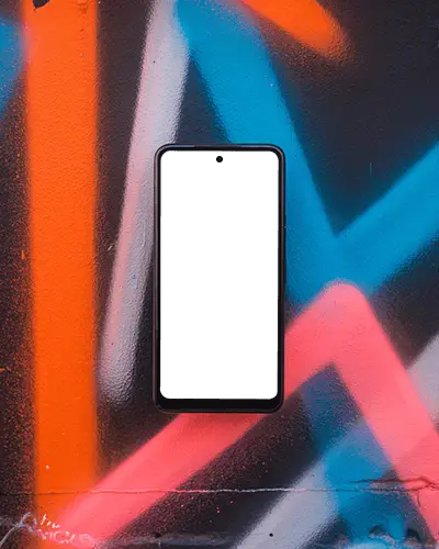 samsung-phone-mockup-urban-street-style-smartphone-display-against-colorful-graffiti-wall