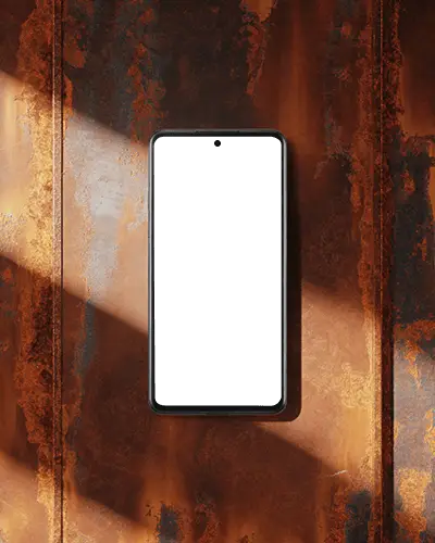 modern-huawei-smartphone-mockup-android-device-on-industrial-rust-texture-with-light-shadows