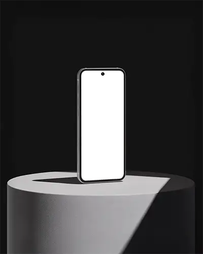 sleek-google-pixel-smartphone-mockup-front-display-on-minimal-podium-with-shadow-light