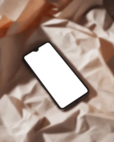 elegant-oneplus-smartphone-mockup-flat-lay-on-textured-paper-surface-in-gentle-light