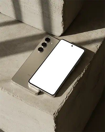artistic-samsung-phone-mockup-stylish-dual-view-shot-on-minimal-stone-surface-natural-lighting