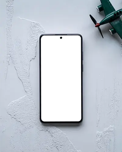 Googlepixel Clean Minimalist Phone Mockup With Blank Screen For App Showcase And Digital