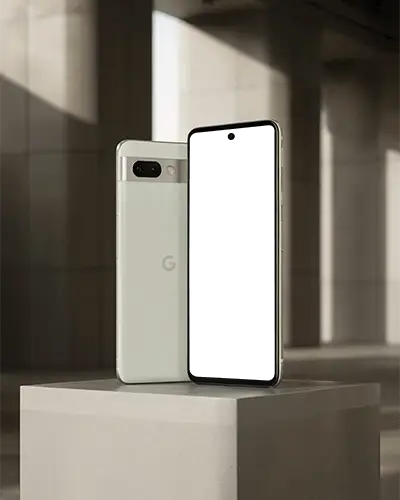 Googlepixel Realistic Phone Mockup For Mobile App Presentation And User Interface Design Pitch