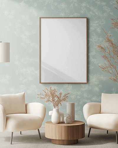 Travel Motivation Frame Mockup Go Outside Quote Stylish Room Decor