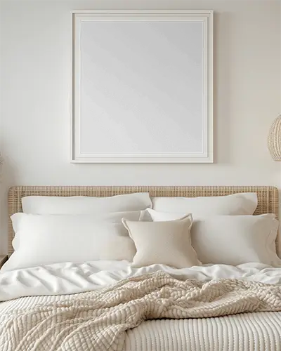 stylish-bedroom-photoframe-mockup-polished-modern-aesthetic-with-vibrant-artwork-and-textured-blankets-0212