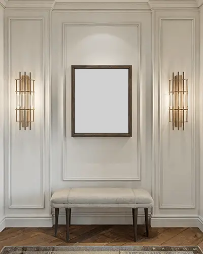 elegant-wall-frame-mockup-in-upscale-home-entryway-with-gold-light-fixtures-and-neutral-tones-for-art-showcases