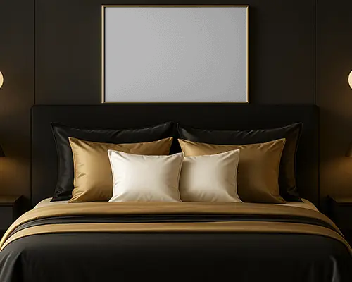 modern-bedroom-interior-with-minimalist-frame-mockup-above-luxury-bed-and-pillows