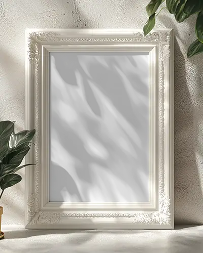 Premium Classic Decorative Frame Mockup For Creative Presentations And Wall Art Showcase