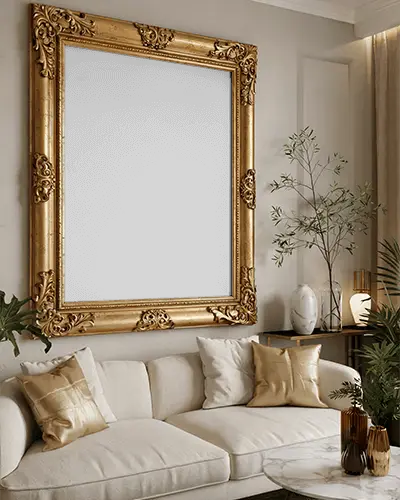 classic-vintage-style-picture-frame-ready-for-personalized-artwork-or-photograph-exhibition