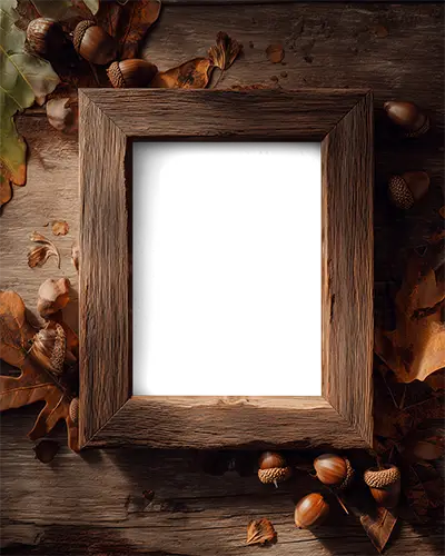 vintage-style-wood-frame-mockup-with-natural-elements-for-fall-themed-display-presentation