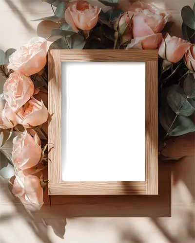 floral-decorative-frame-mockup-with-soft-petals-and-natural-light-shadow-play
