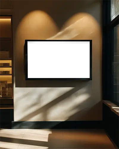 Modern Minimalist Wall Frame Mockup For Interior Decor Visual Presentation And Design