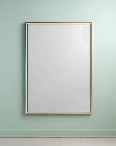 Minimalist Photo Frame Mockup With Matte Background For Modern Wall Display Art