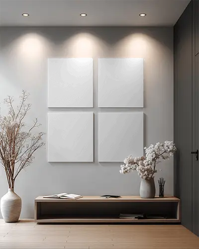 Modern Minimalist Canvas Mockup Display For Art And Home Decor Wall Decor Ideas