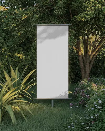outdoor-garden-banner-mockup-for-advertising-and-promotion-design-template