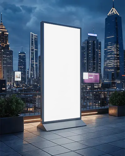 illuminated-street-advertisement-banner-mockup-with-modern-buildings-and-urban-setting