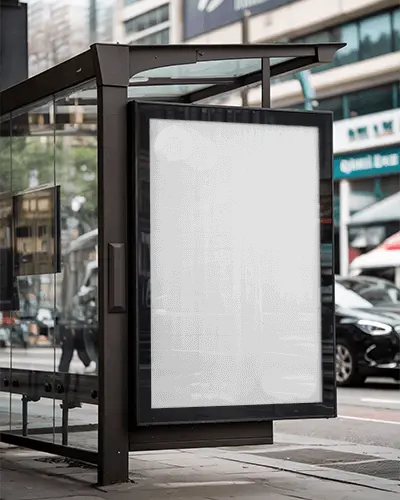 Urban Bus Stop Poster Mockup For Effective Street Advertising And Visual Promotion Ideas