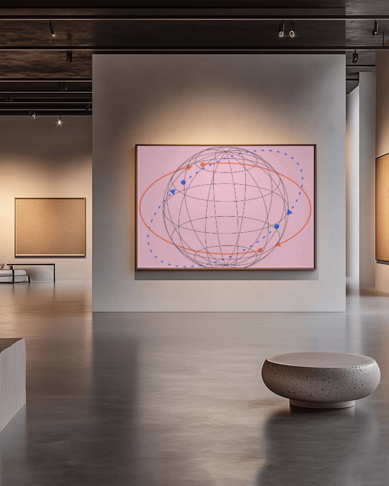 Industrial Studio Poster Mockup Black Frame Vintage Instruments In Background