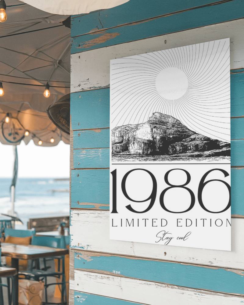 Cozy Office Bulletin Board Poster Mockup With Casual Cafe Vibe Background