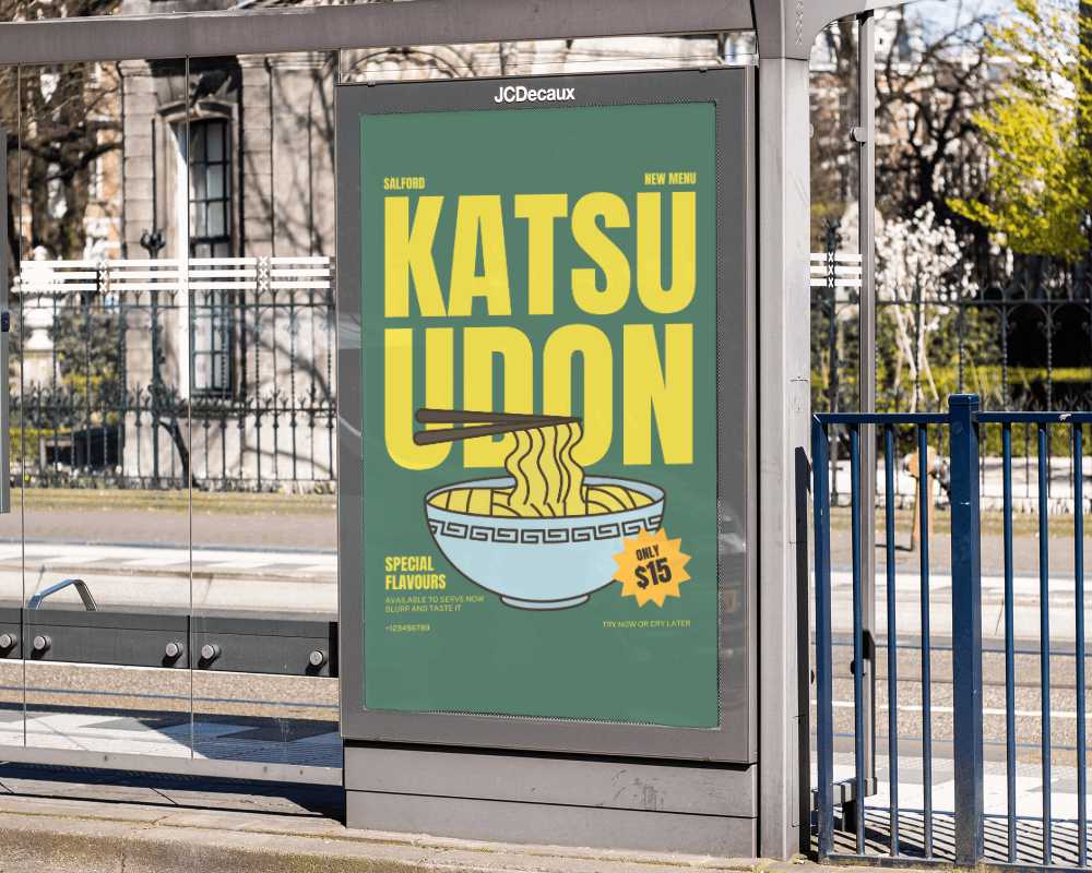 Long Bus Stand Poster