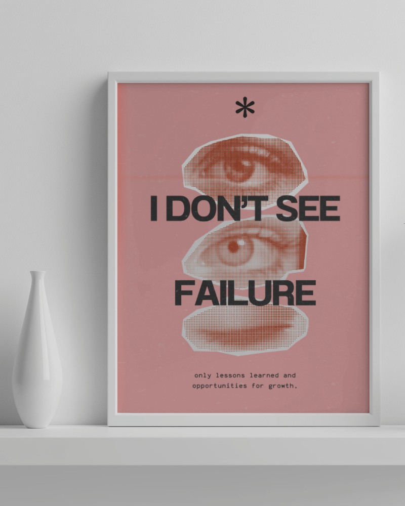 Minimalist Wall Art Mockup On White Shelf With Customizable Design