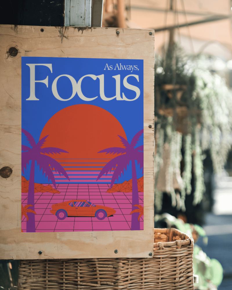 Outdoor Rustic Shop Display Poster Mockup