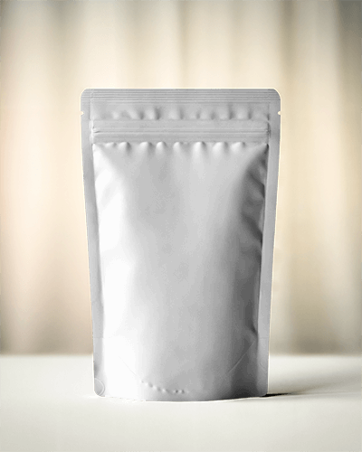 Luxury Food Pouch Mockup High End Matte Finish Packaging With Subtle Shadows And Warm Light
