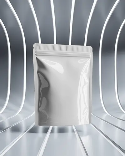 futuristic-floating-pouch-mockup-in-curved-tunnel-with-white-glow-lines-and-steel-contrast